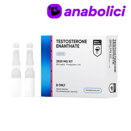 Comprare Testosterone Enanthate Hilma Biocare 250 mg/ml