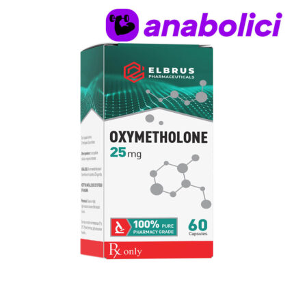 Comprare Oxymetholone Elbrus Pharmaceuticals 25 mg